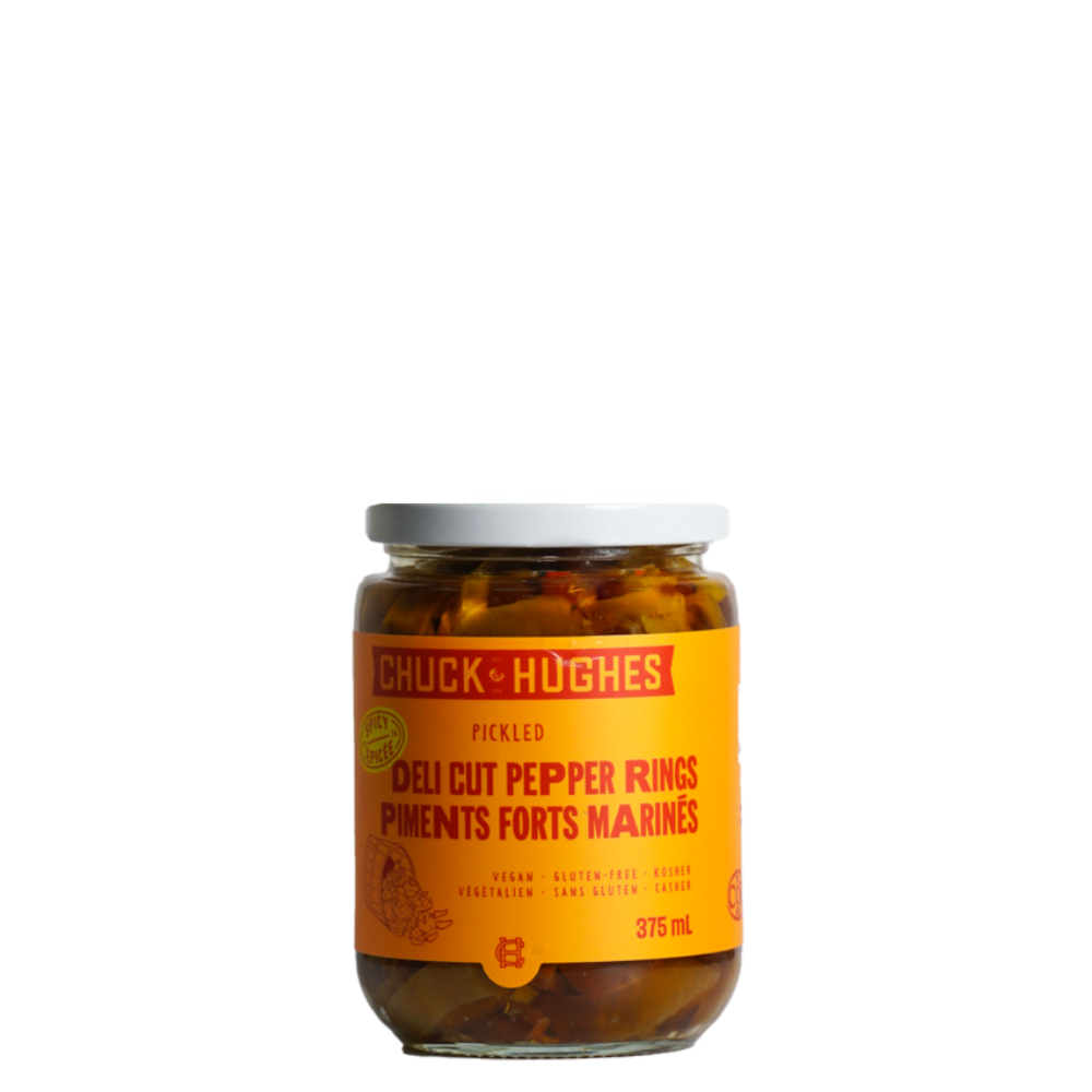 Deli cut pepper rings