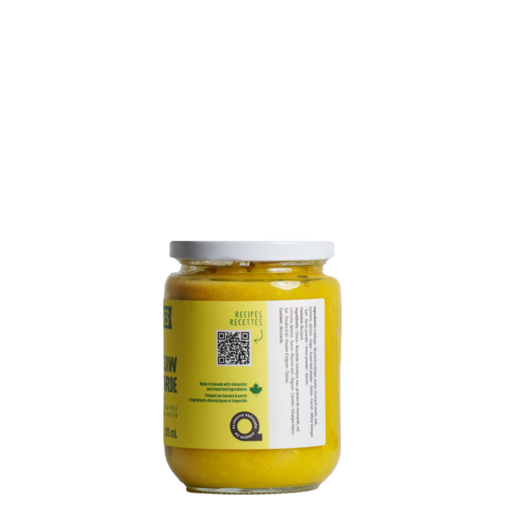 Mild mustard coleslaw