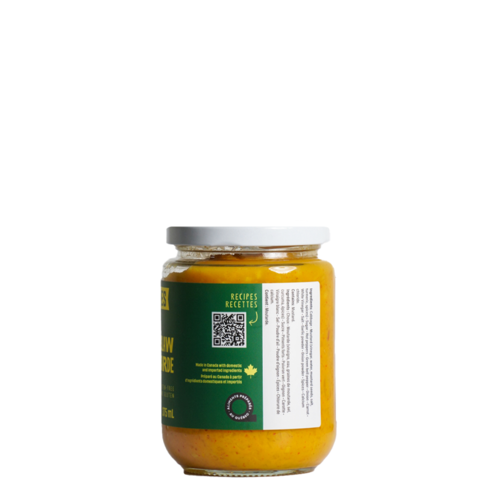 Spicy mustard coleslaw