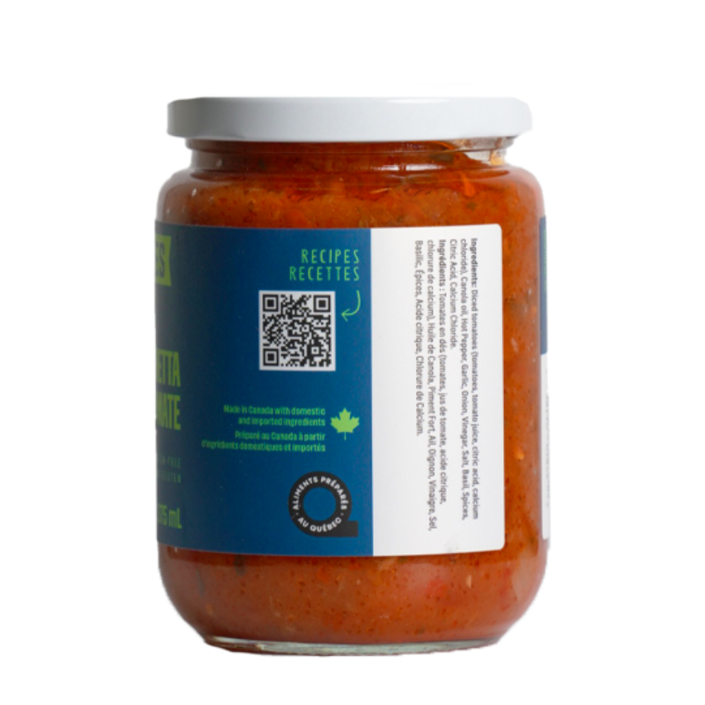 Spicy tomato bruschetta