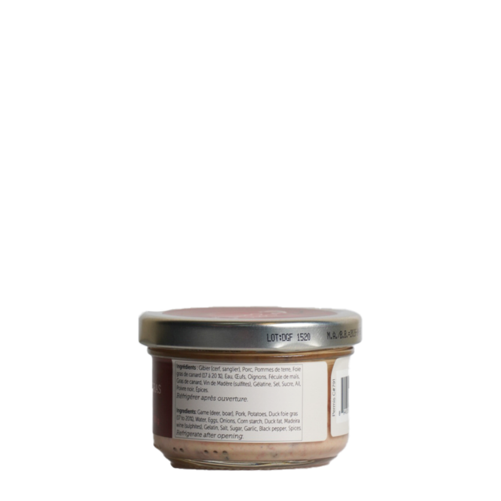 Game Terrine of Deer, Wild Boar & Foie Gras