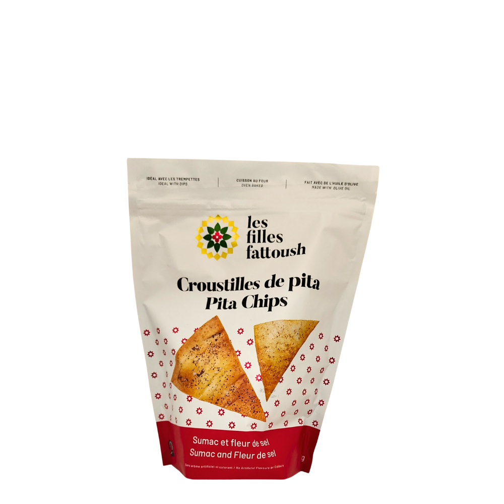 Sumac & fleur de sel pita chips