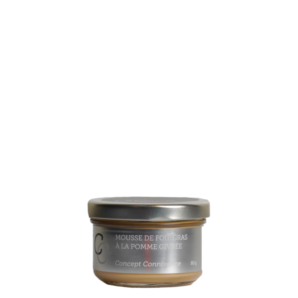 Foie gras mousse with frosted apple