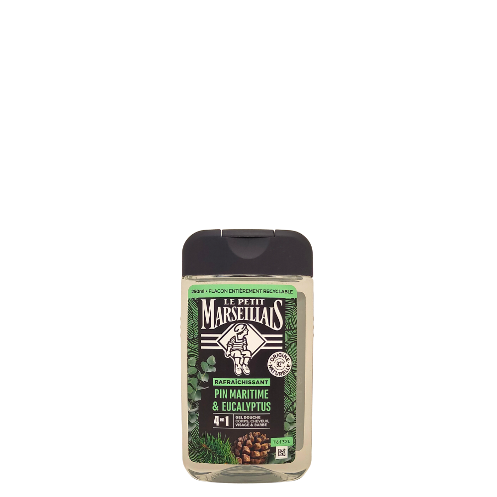 Gel douche au pin et à l'eucalyptus