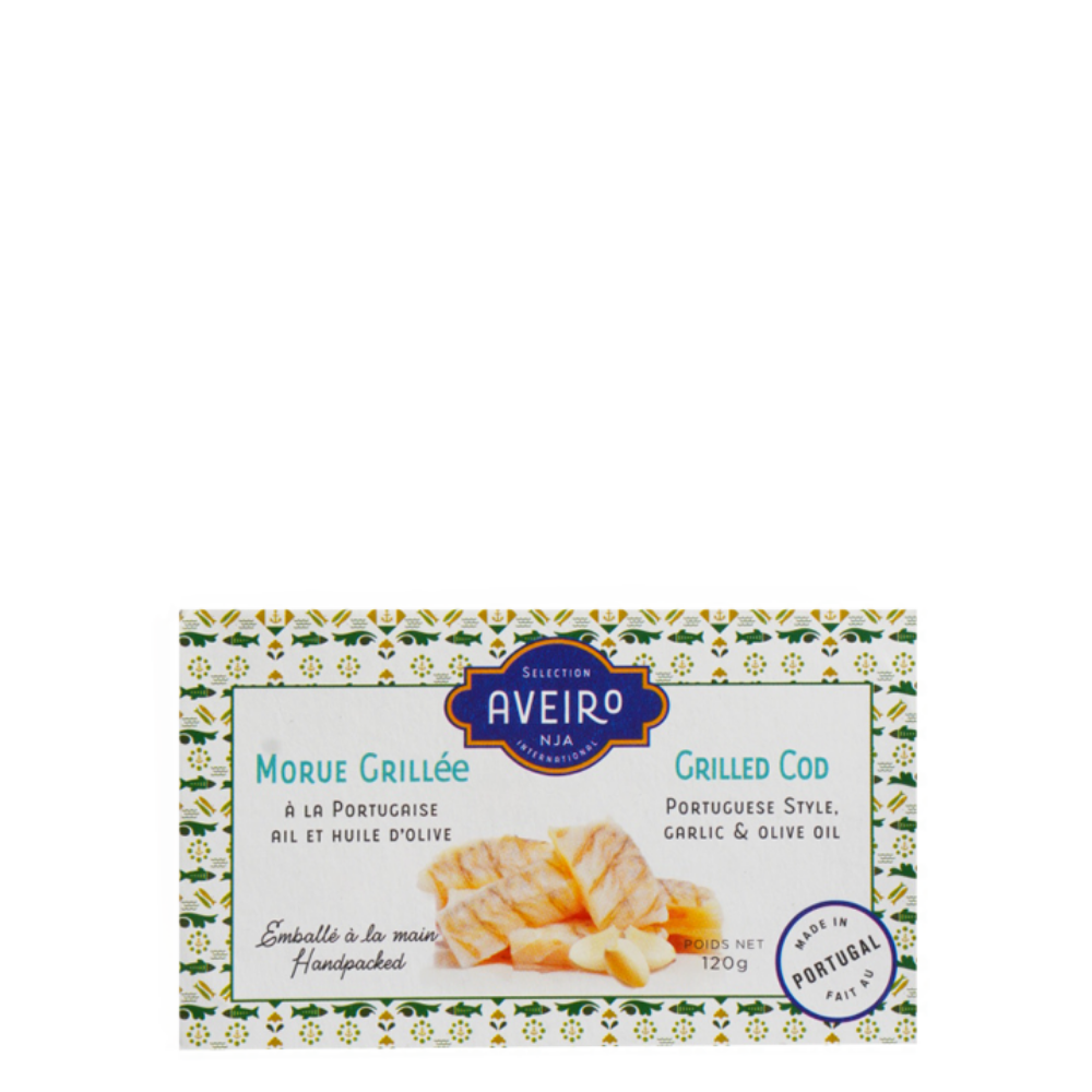 Filets de morue grillés à l'ail et à l'huile d'olive
