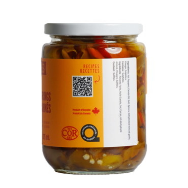 Deli cut pepper rings