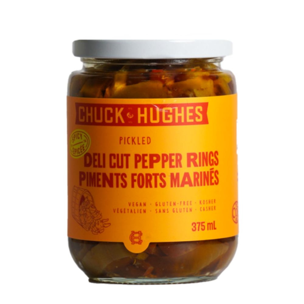 Deli cut pepper rings