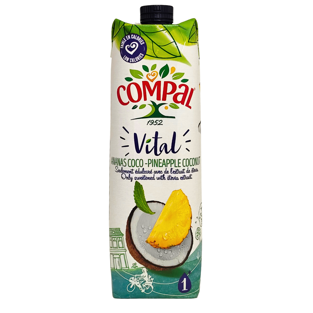 Jus d'ananas et de noix de coco