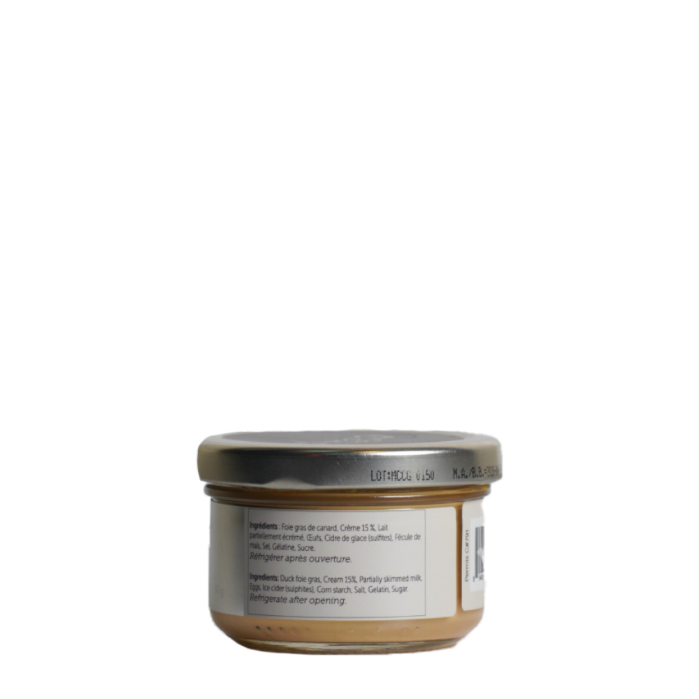 Foie gras mousse with frosted apple