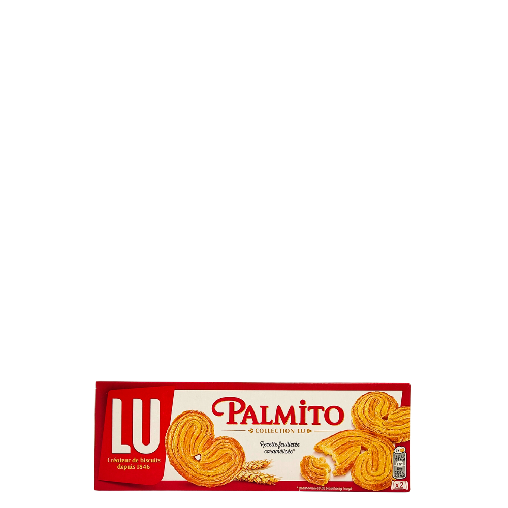 Caramelized puff pastry biscuits