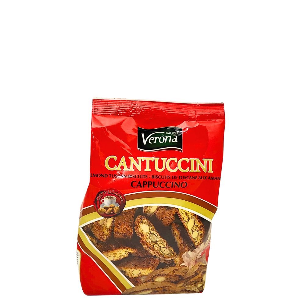 Almond Tuscan biscuits with cappuccino