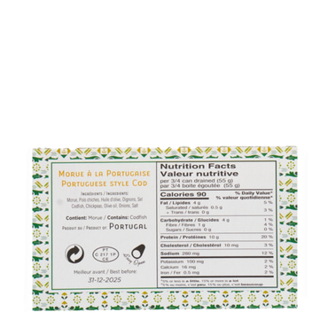 Cod with chickpeas onions & olive oil